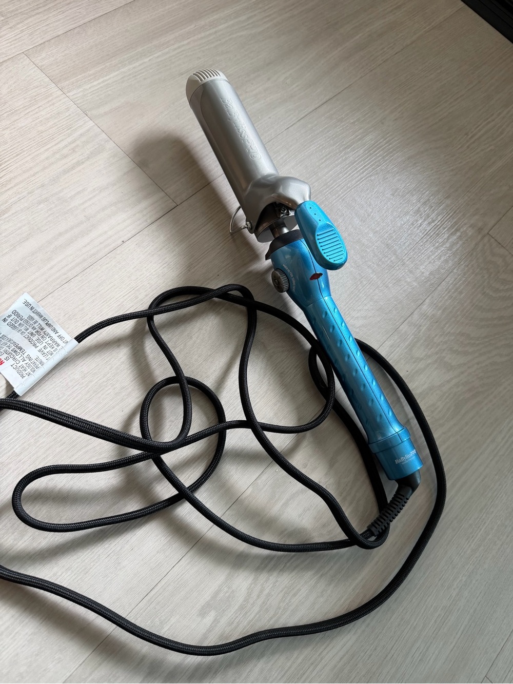 Turquoise Blue Curling Iron